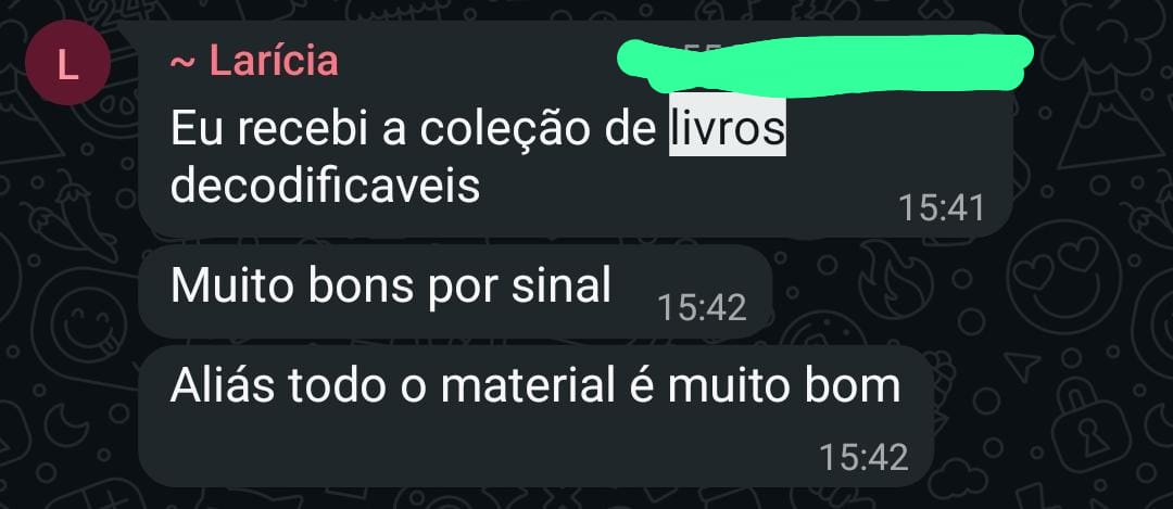 Depoimento de professora 5
